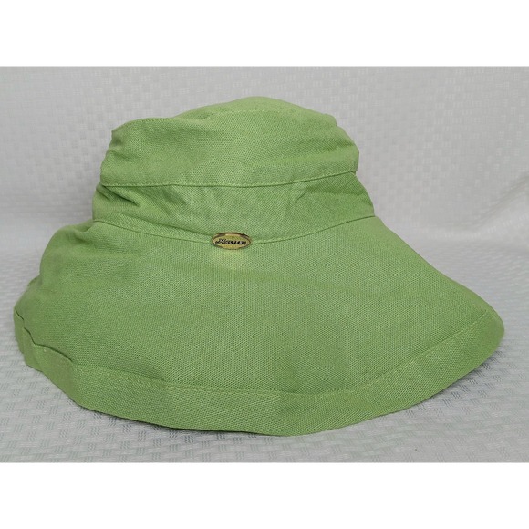 Masters Golf NWT Ladies Adjustable UPF50 Bucket Hat Lime Green 100% Cotton Scala main image 13